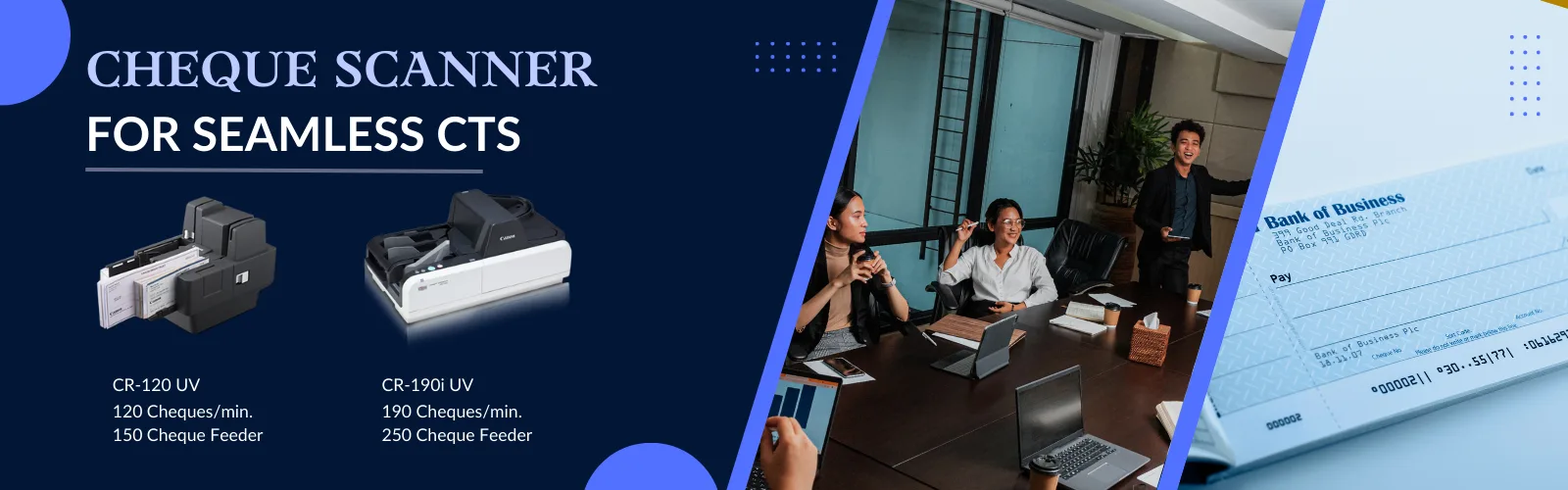 Cheque Scanner Banner